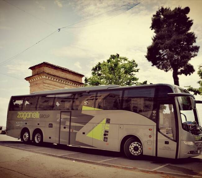 Foto autobus Zaganelli Group in viaggio