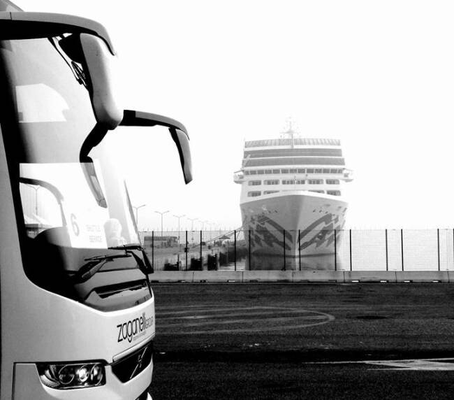 Foto autobus Zaganelli Group in viaggio
