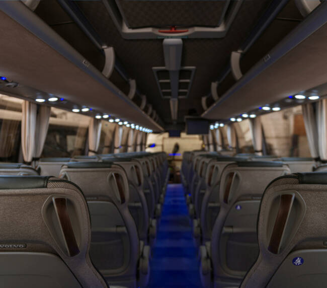 Foto interni autobus Zaganelli Group